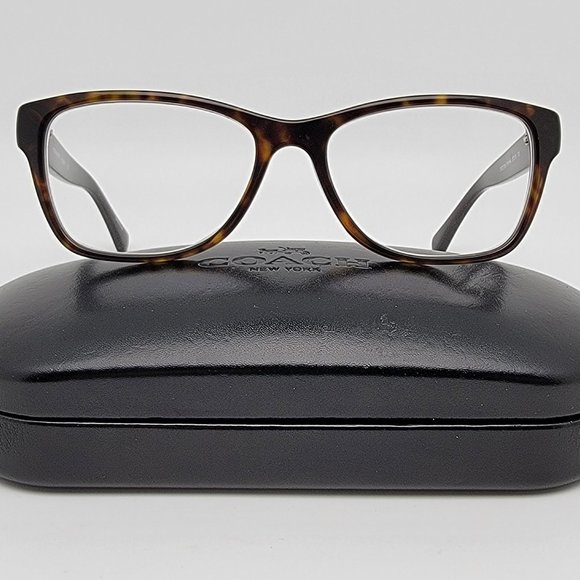Coach HC6068 5120 Dark Tortoise Eyeglasses Frame w/ Case 52-16-135 - Picture 1 of 16